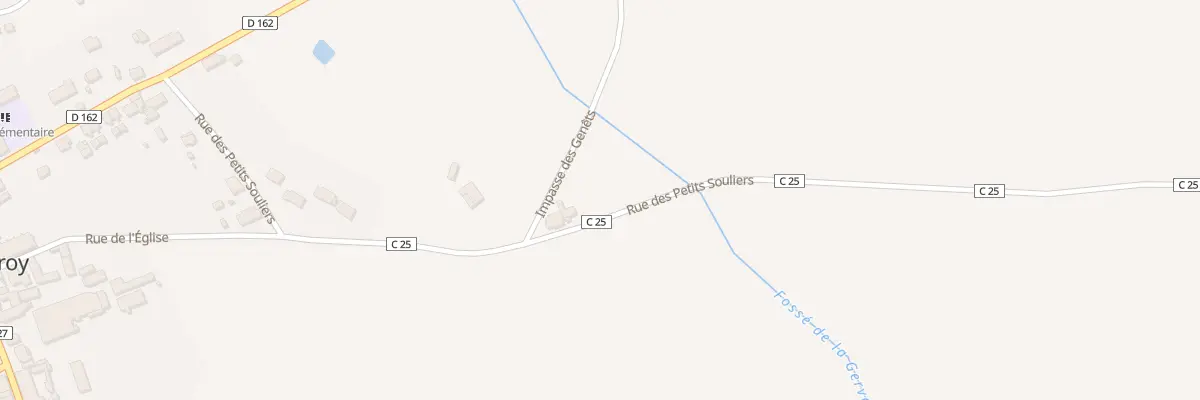 Plan du 32 Rue des Petits Souliers à Melleroy