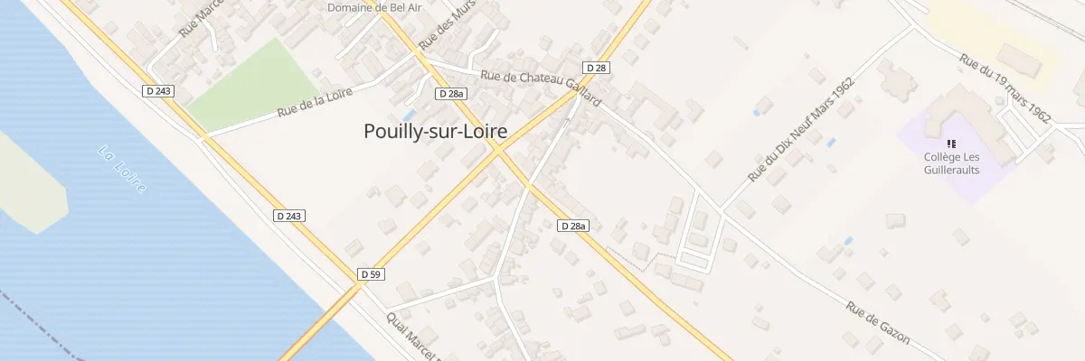 Plan du 14 Rue René Couard à Pouilly-sur-Loire