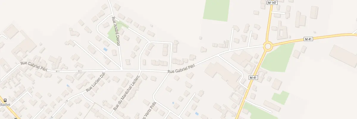 Plan du 33 Rue Gabriel Péri à Carnin