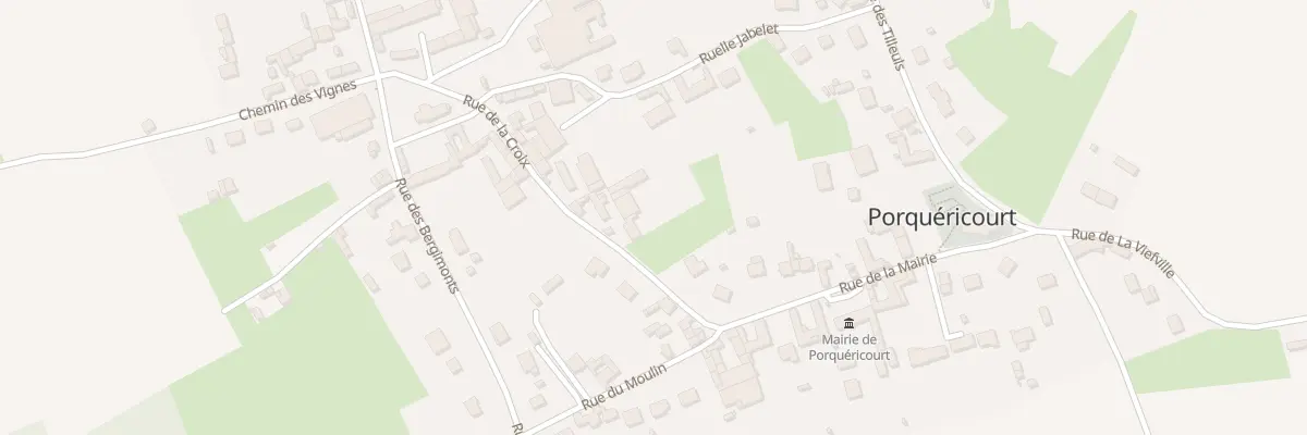 Plan du 100 Rue de la Croix à Porquéricourt