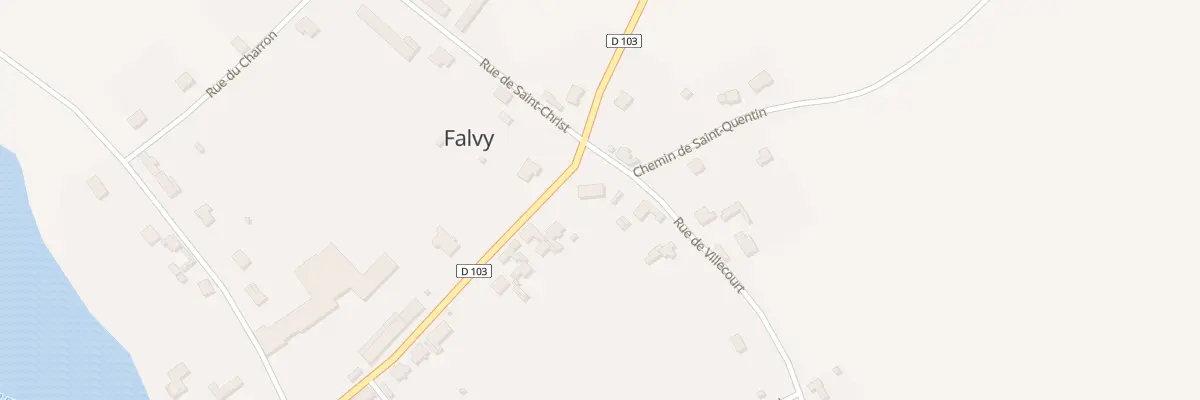 Plan du 1 Gr Grande Rue à Falvy