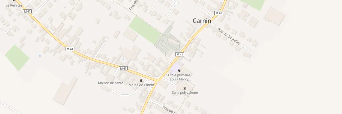 Plan du 5 Rue Roger Salengro à Carnin