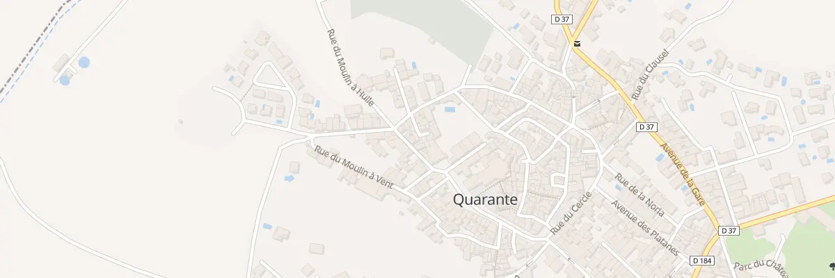 Plan du 3 Rue du Quartier du Mas à Quarante