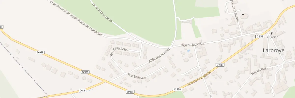 Plan du 200 Rue Beausoleil à Larbroye