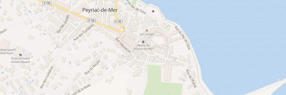 Plan du 1 Rue de l’Etang à Peyriac-de-Mer
