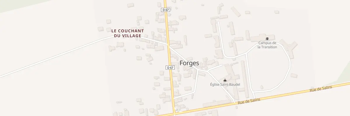 Plan du 13 Rue de l’Eglise à Forges