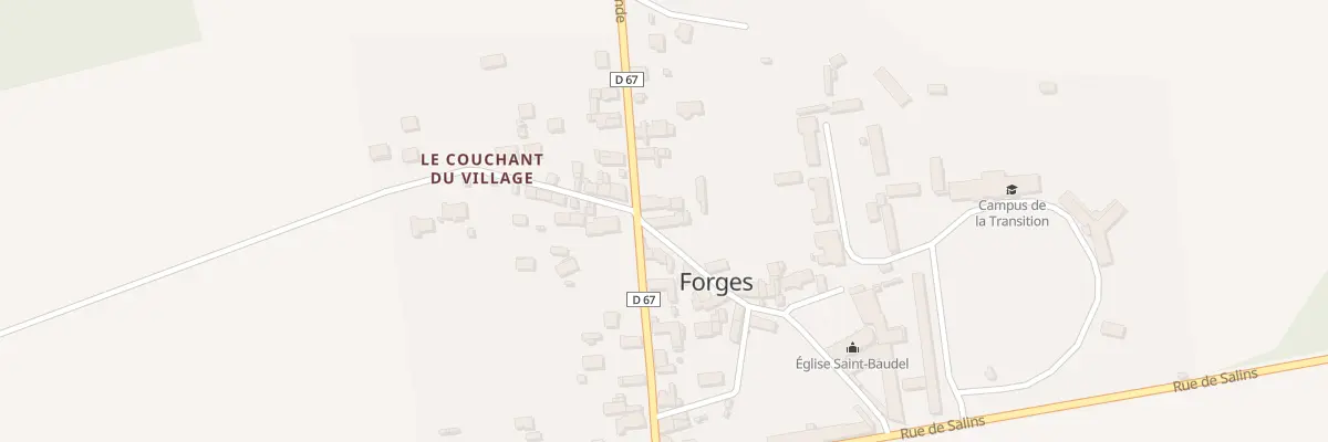 Plan du 8 Rue de l’Eglise à Forges