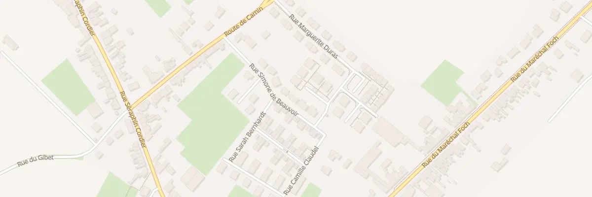 Plan du 11 Rue Simone de Beauvoir à Carvin