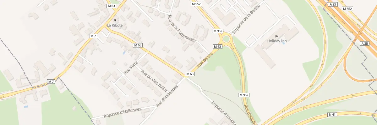 Plan du 23 Rue d’Haubourdin à Englos
