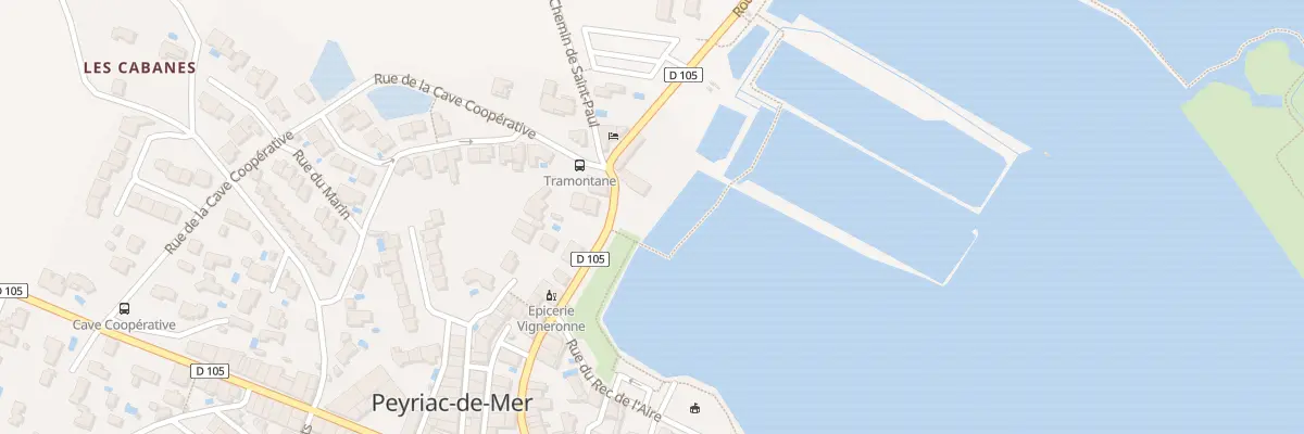 Plan du 30 Rue des Salins à Peyriac-de-Mer
