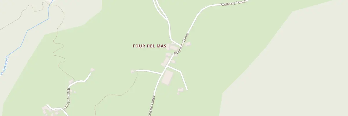 Plan du 5219 Four Del Mas à Prades-d’Aubrac