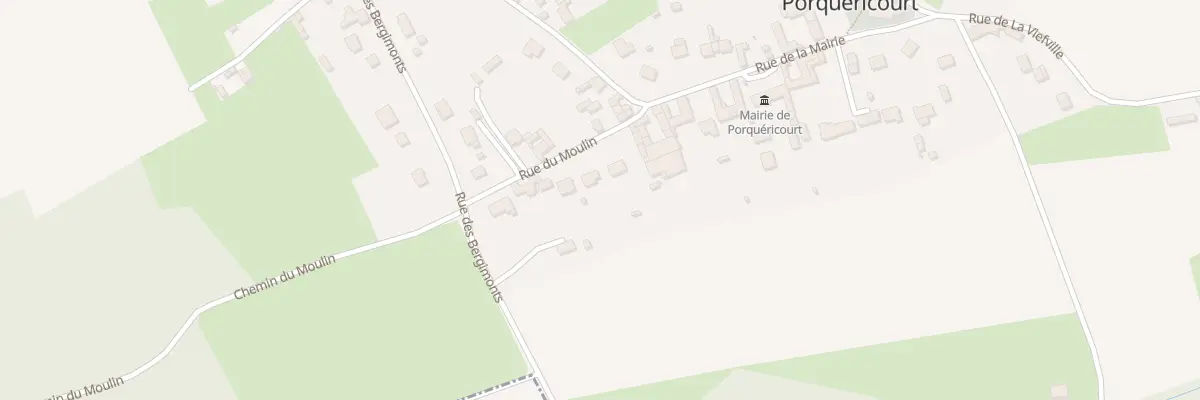 Plan du 102 Rue du Moulin à Porquéricourt