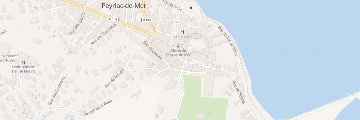 Plan du 6 Rue de l’Etang à Peyriac-de-Mer
