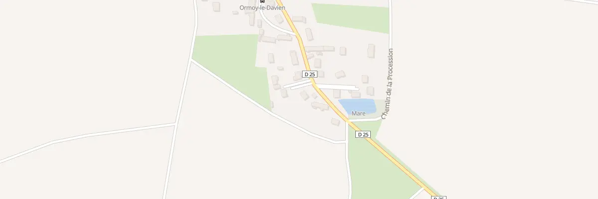 Plan du 15 Rue des Peupliers à Ormoy-le-Davien