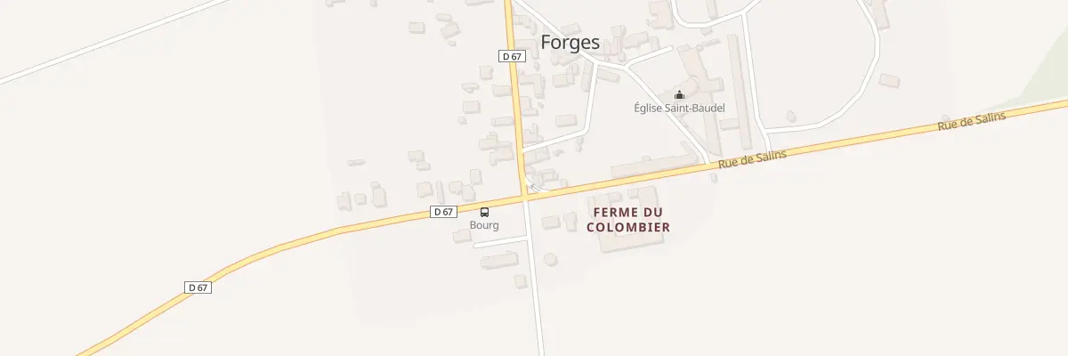 Plan du 2 Rue Grande à Forges