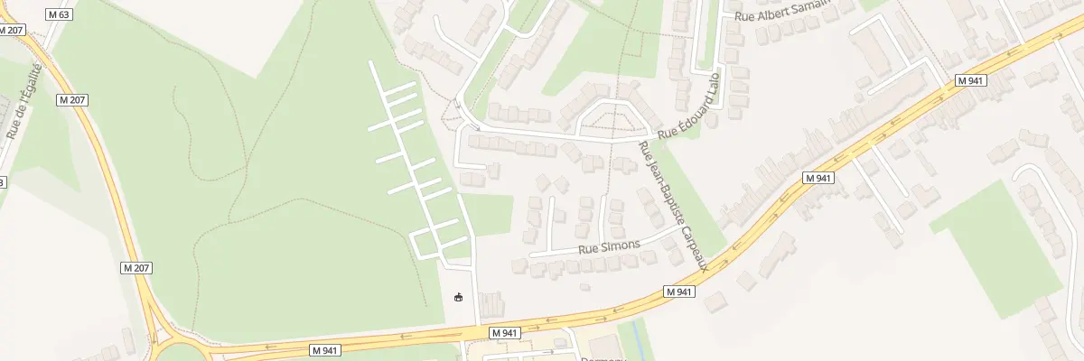 Plan du 18 Rue Simons à Hallennes-lez-Haubourdin