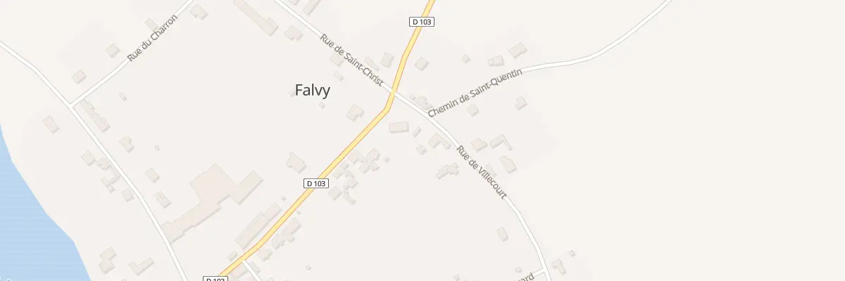 Plan du 2 Rue de Villecourt à Falvy
