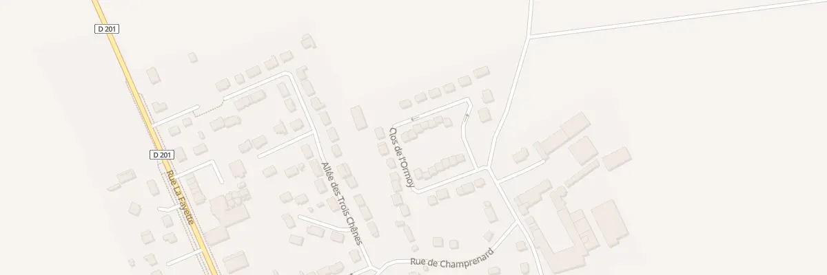 Plan du 11 Rue Clos de l’Ormoy à Courpalay