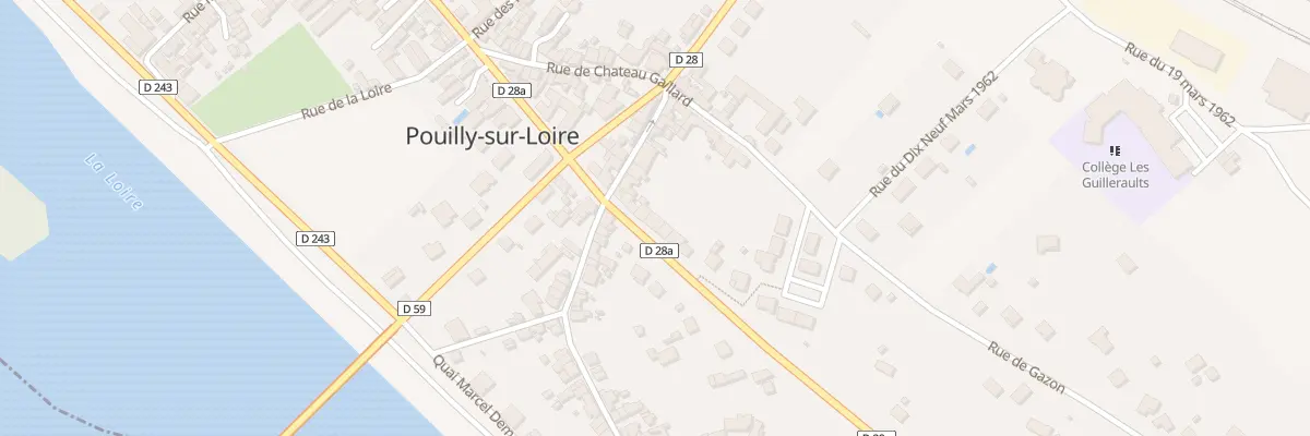 Plan du 6 Rue René Couard à Pouilly-sur-Loire