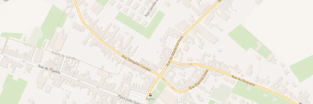 Plan du 131 Rue du Marêchal Foch à Carvin