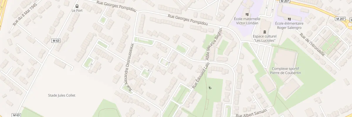 Plan du 24 Rue Édouard Lalo à Hallennes-lez-Haubourdin