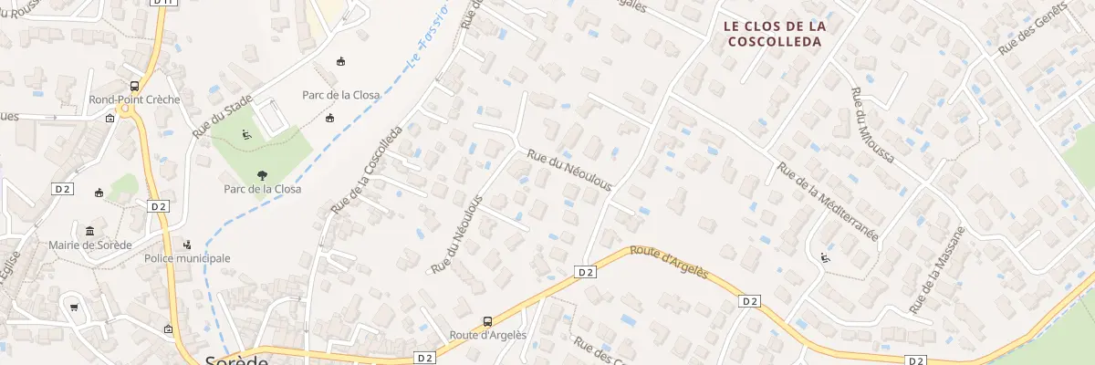 Plan du 5 Rue du Neoulous à Sorède