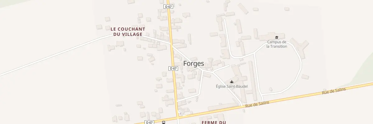 Plan du 11 Rue de l’Eglise à Forges