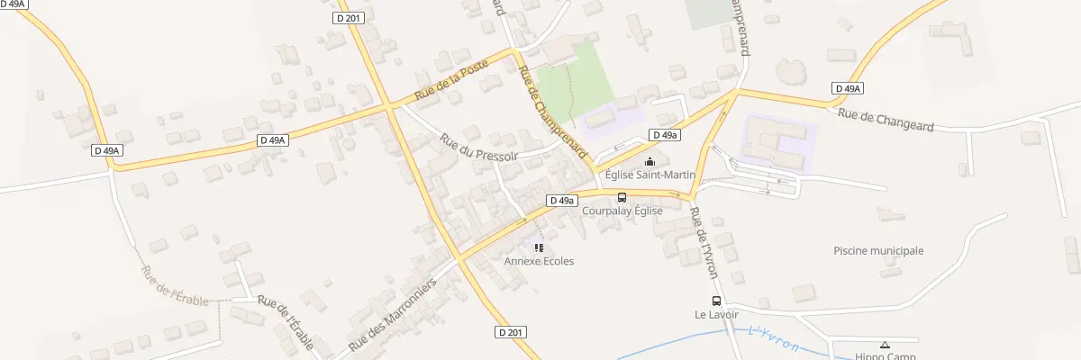 Plan du 20B Rue de l’Yvron à Courpalay