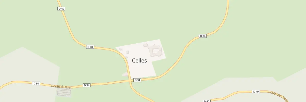 Plan du 2 Le Bourg - Celles à Celles
