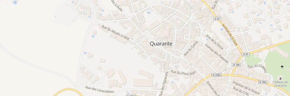 Plan du 26 Rue de la Chapelle à Quarante