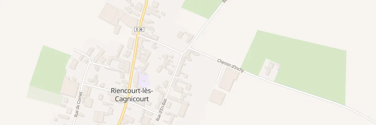 Plan du 5 Rue d’En Bas à Riencourt-lès-Cagnicourt