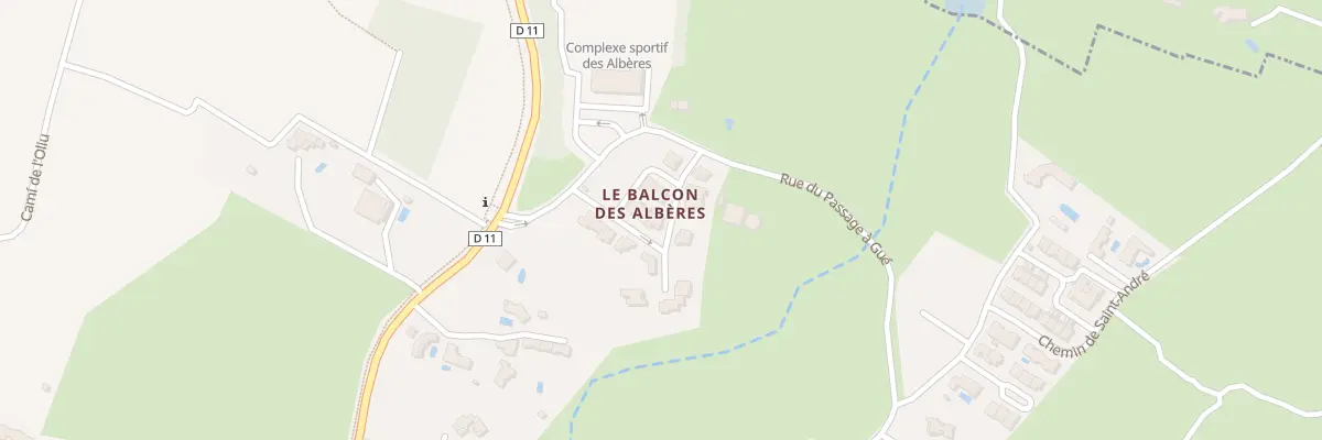 Plan du 5 Vora de la Ribera à Sorède