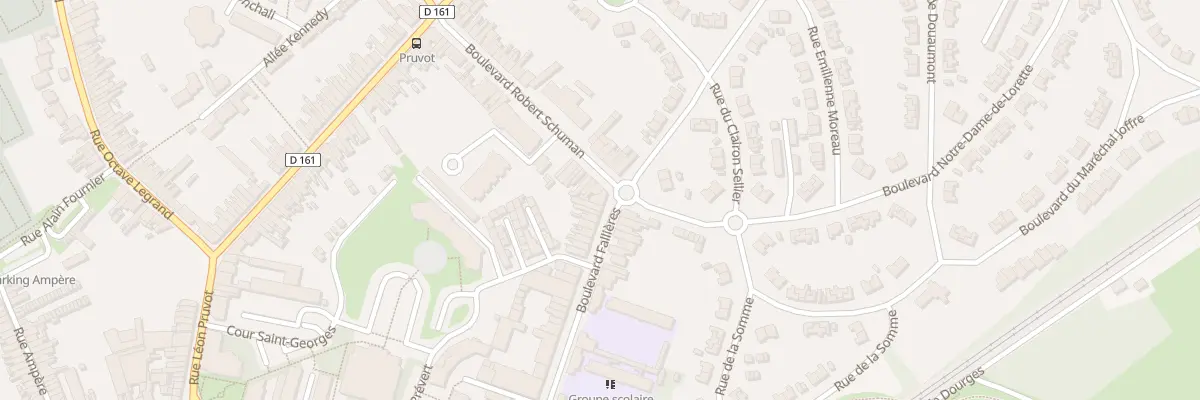 Plan du 261 Bd Fallières à Hénin-Beaumont