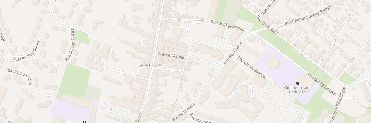Plan du 14 Rue de l’Avenir à Carvin