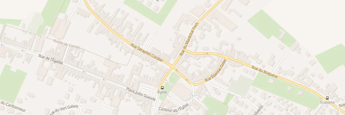 Plan du 117 Rue du Marêchal Foch à Carvin