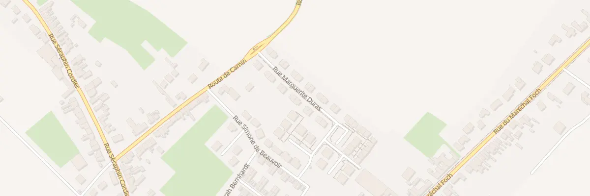 Plan du 14 Rue Marguerite Duras à Carvin