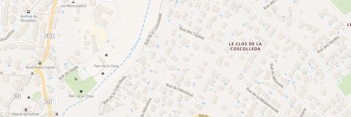 Plan du 10 Rue du Neoulous à Sorède