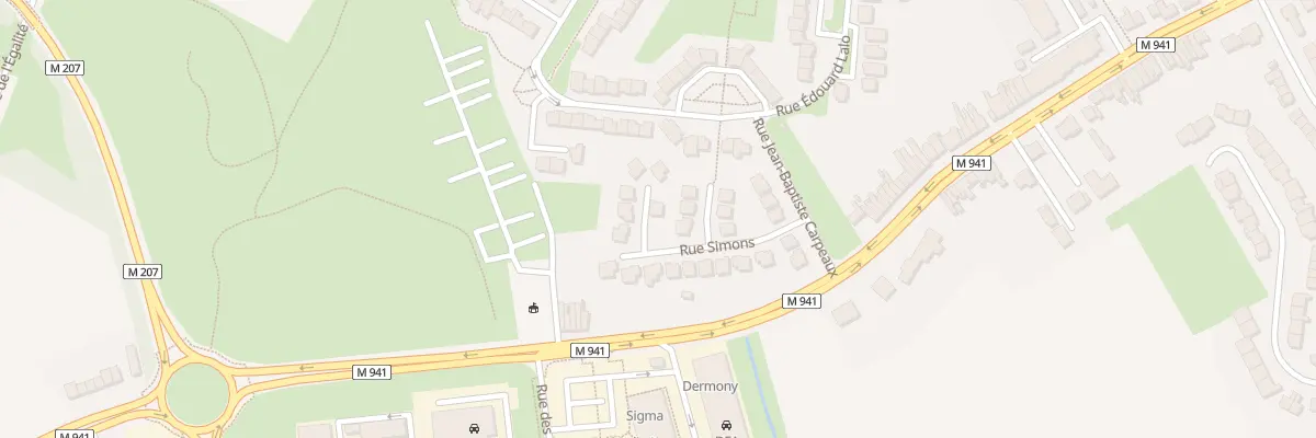 Plan du 14 Rue Simons à Hallennes-lez-Haubourdin