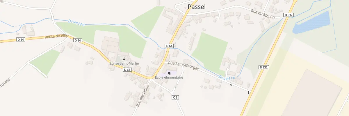 Plan du 595 Rue Principale à Passel