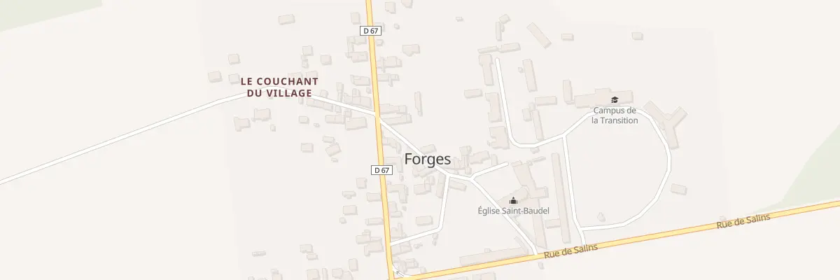 Plan du 10 Rue de l’Eglise à Forges