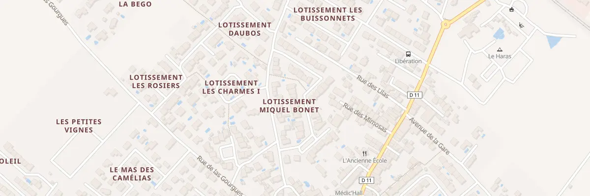 Plan du 13 Rue Miquel Bonet à Palau-del-Vidre