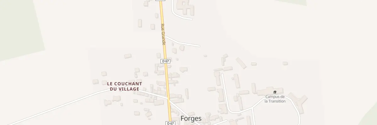 Plan du 24 Rue Grande à Forges