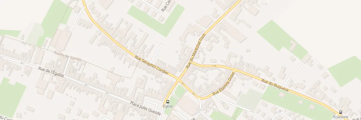 Plan du 127 Rue du Marêchal Foch à Carvin
