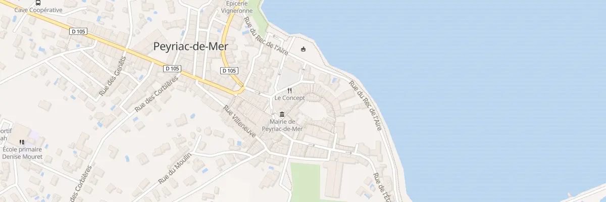 Plan du 12 Rue des Carrierrettes à Peyriac-de-Mer