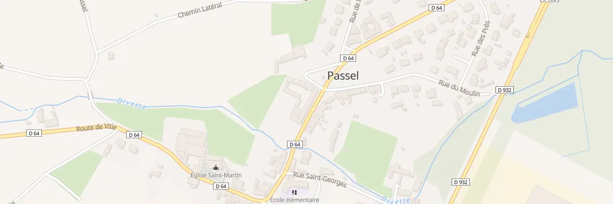Plan du 500 Rue Principale à Passel