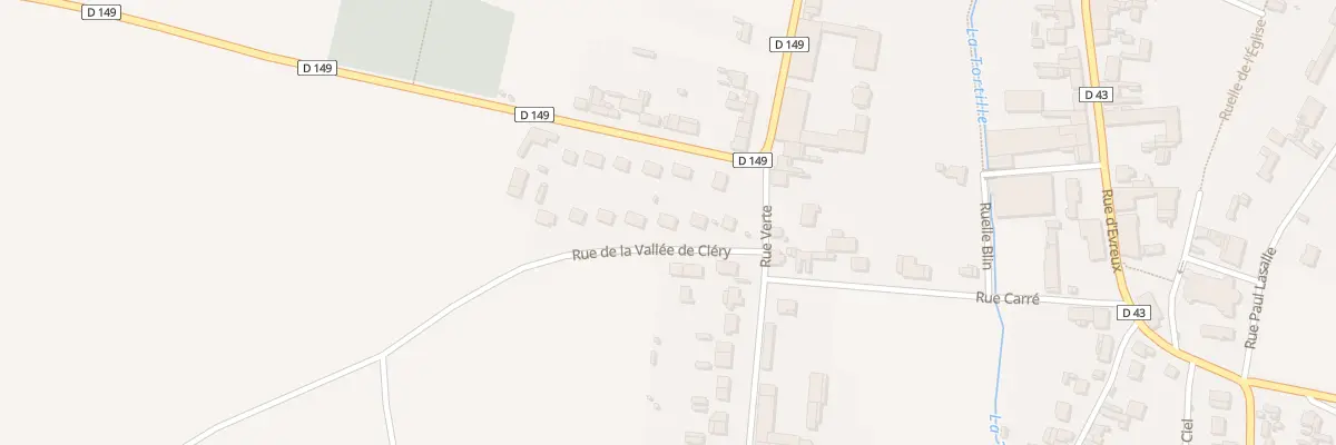 Plan du 6 Rue de la Vallée de Cléry à Moislains