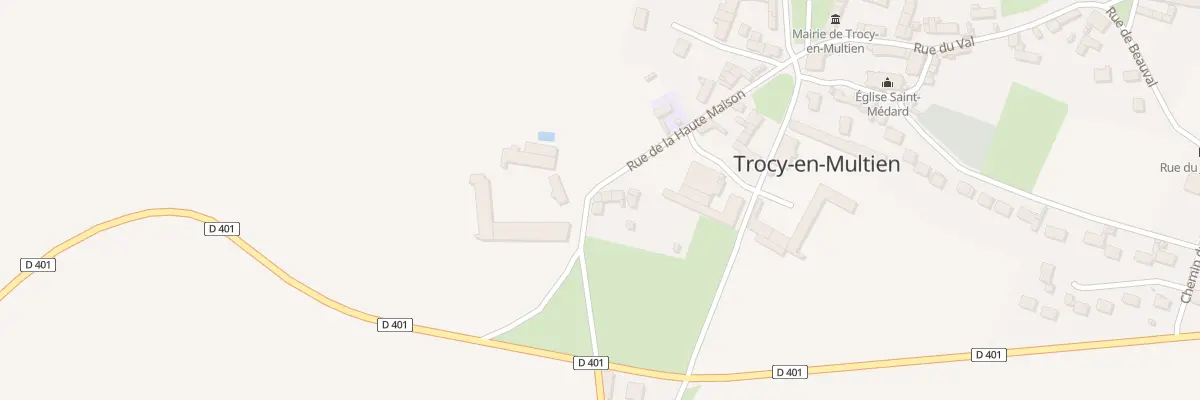 Plan du 11 Rue de la Haute Maison à Trocy-en-Multien