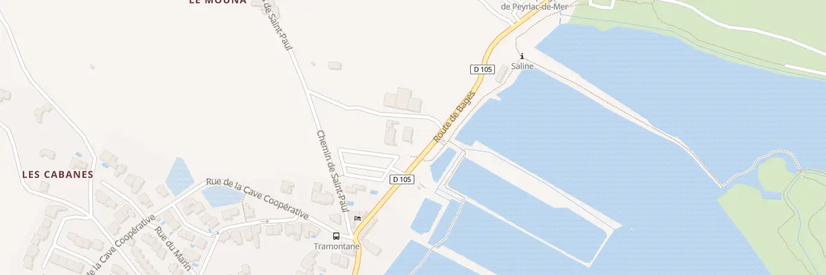 Plan du 3 Rte de Bages à Peyriac-de-Mer