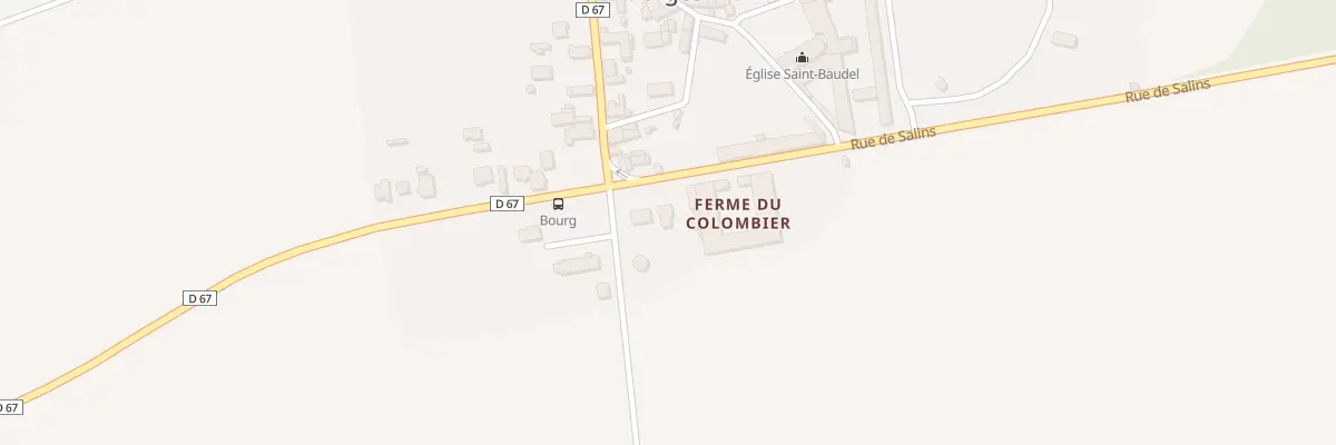 Plan du 3 Rue de Salins à Forges
