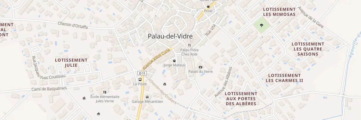 Plan du 6 Rue de la Canal à Palau-del-Vidre